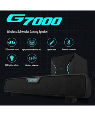G7000 Wireless Subwoofer Gaming Bluetooth Speaker, DTS Surround Sound RGB Lighting Effects