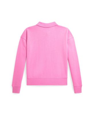 Big Girls Logo French Terry Polo Sweatshirt