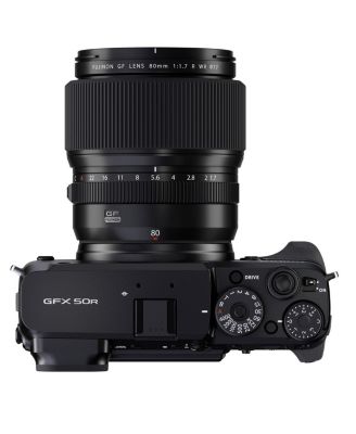 GF 80mm f/1.7 R WR Lens, Black