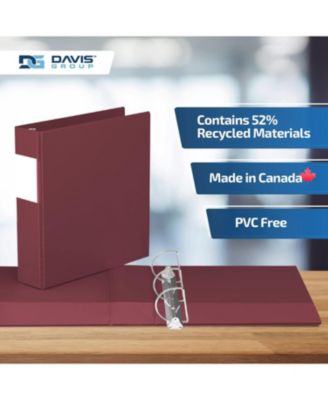 Premium Economy, Angle D Ring, Binder, 6 Pack (Orange, 2")