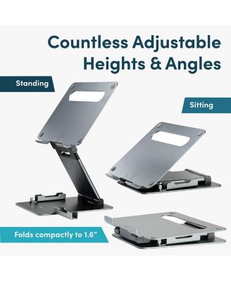Ergonomic Adjustable Laptop Stand Portable Laptop Riser for Desk
