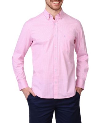 Men's Signature Micro Gingham Long Sleeve Shirt