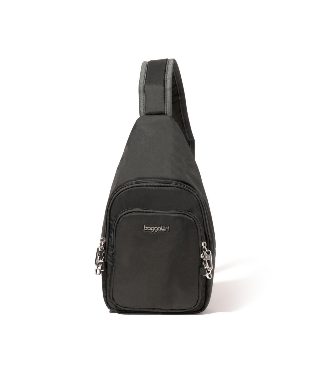 Baggallini Securtex Anti-theft Daytripper Sling Bag In Charcoal