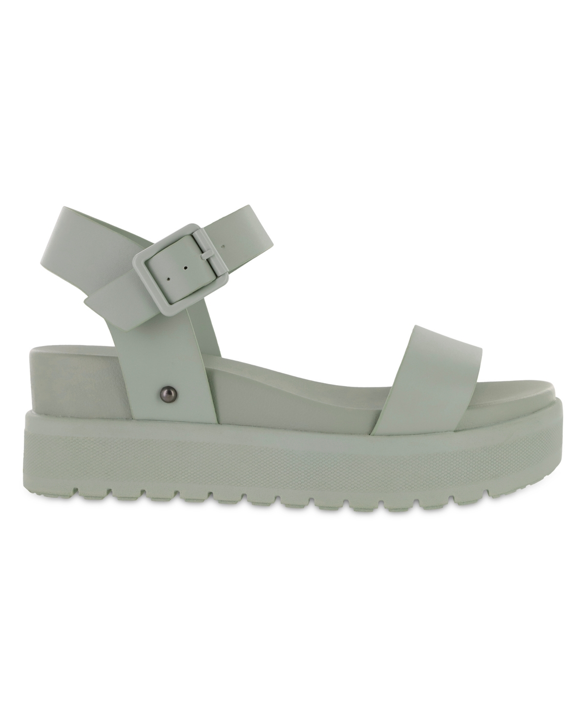 Mia Women's Kayci Platform Round Toe Sandals In Sage