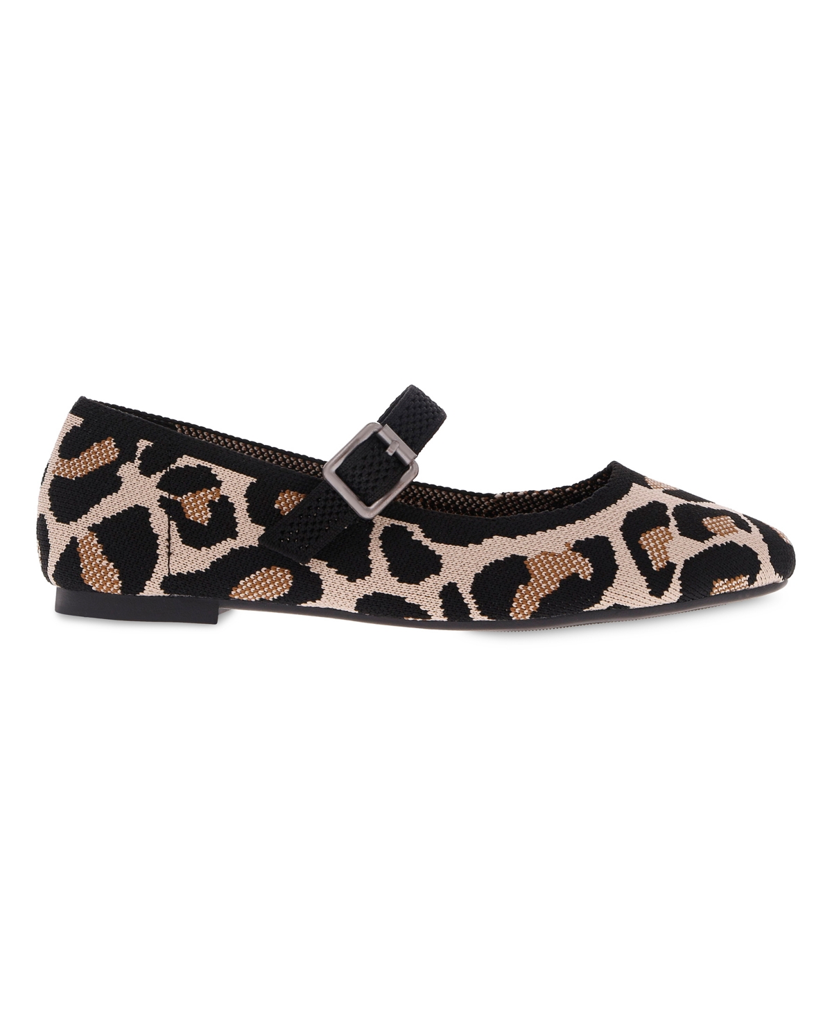 Mia Brita Mary Jane Flat In Leopard