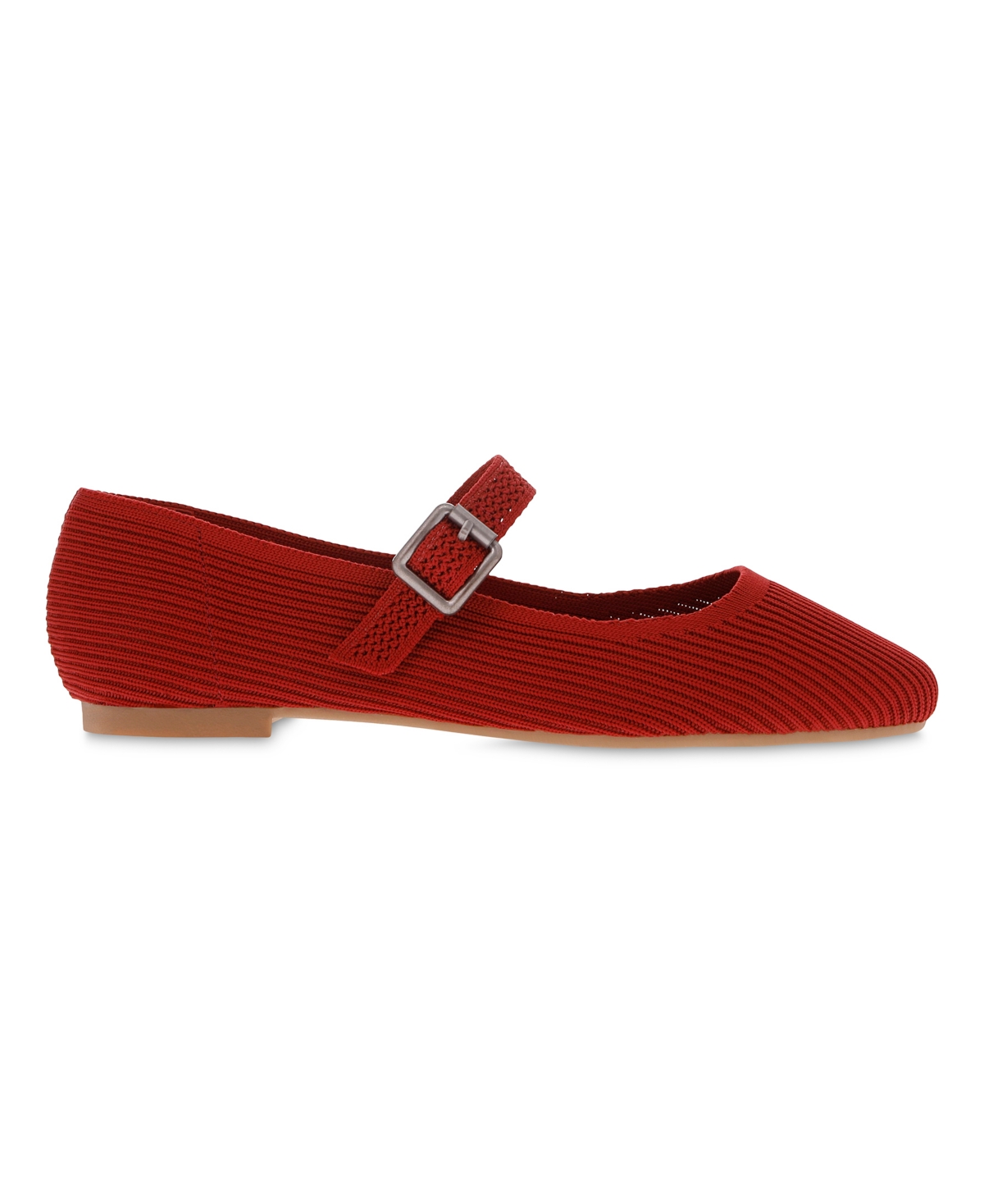 Mia Brita Mary Jane Flat In Red