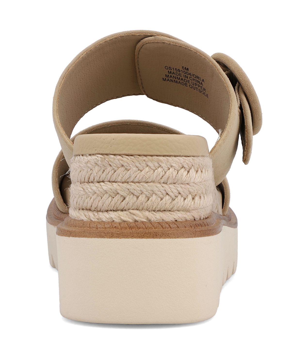 Mia Orla Platform Wedge Sandal In Sand
