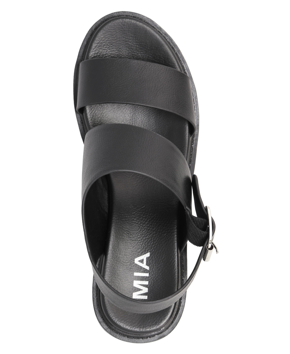 Mia Sheska Slingback Platform Sandal In Black