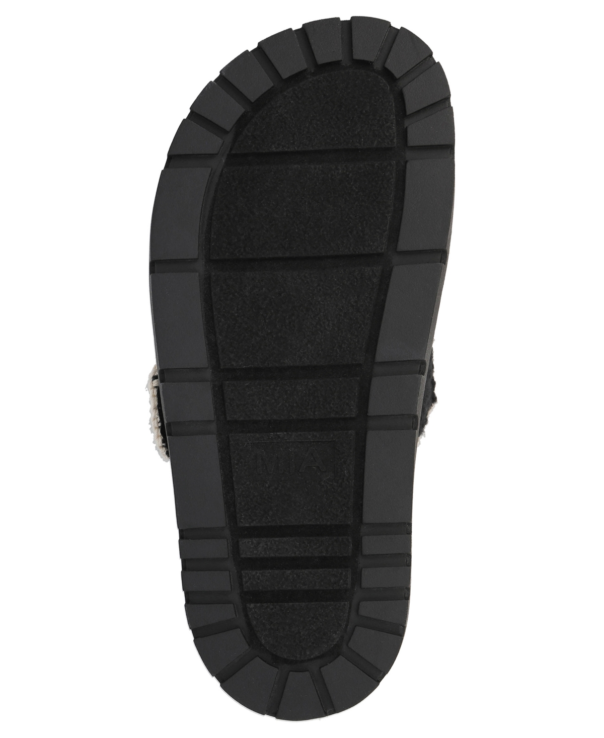 Mia Gabri Knit Sandal In Black,cream