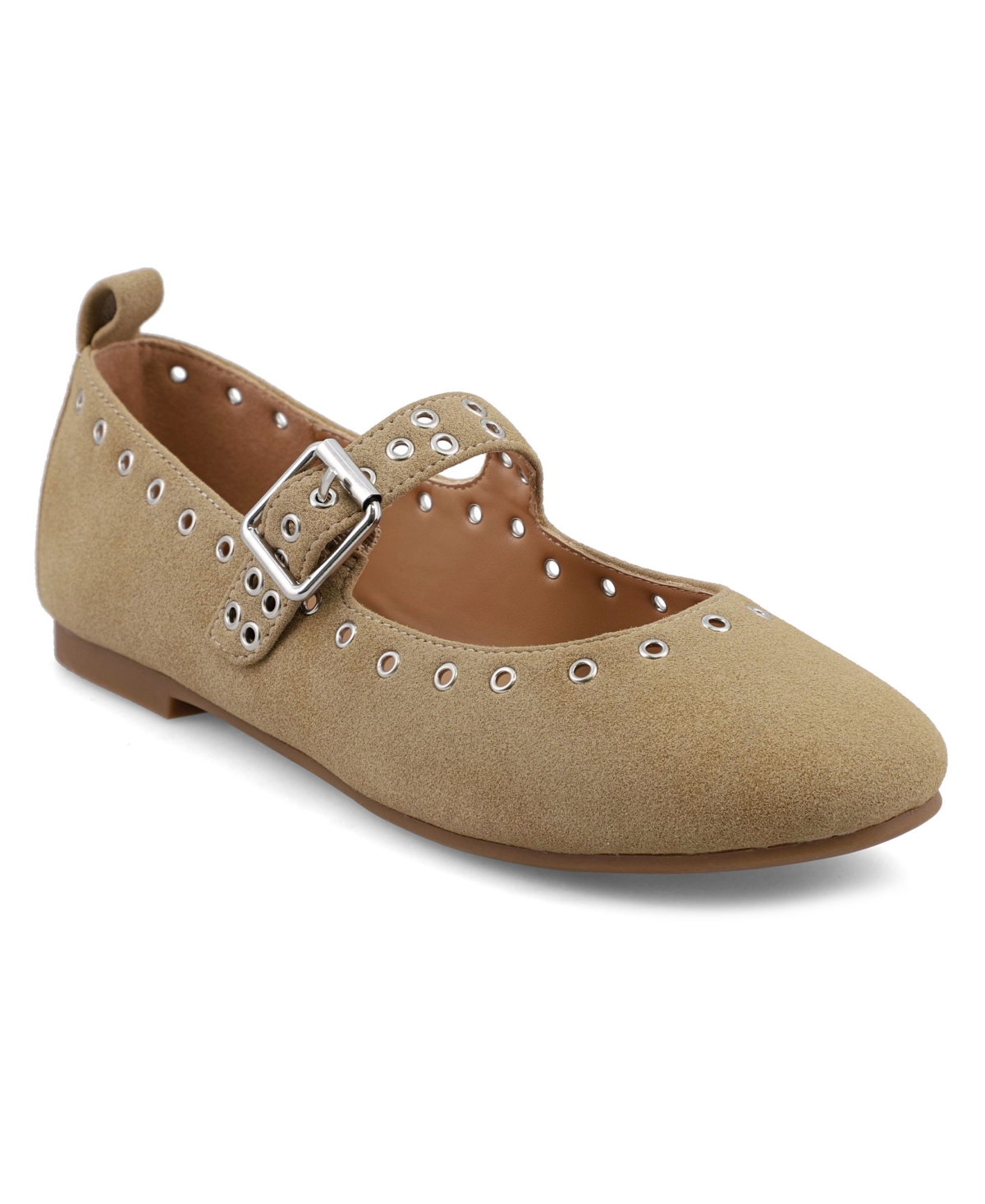 Mia Women's Ulani Grommeted Round Toe Sandals In Sand