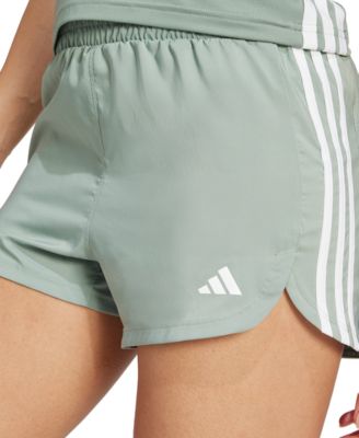 Women's Pacer 3-Stripes High-Rise Woven Training Shorts