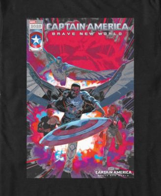 Men's Captain America New Team Short Sleeve T-Shirt
