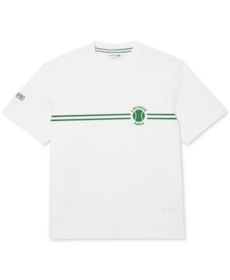 Lacoste - Men's Heritage Short Sleeve Graphic Tennis T-Shirt