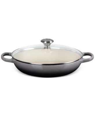 Enameled Cast Iron Signature Round 2.25-Qt. Braiser with Glass Lid
