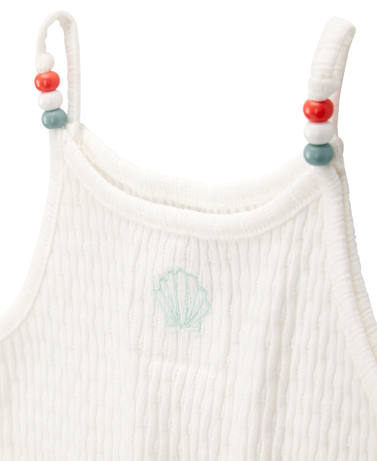 Carter's Toddler Girls Seashell Ribbed Tank Top