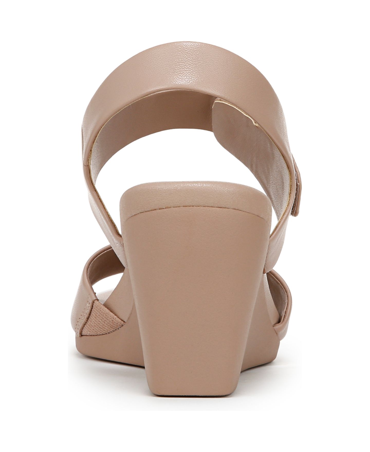 Женские сандалии Naturalizer Imani Open Round Toe Wedge, цвет: Розовато-лиловый кожаный — фото 3
