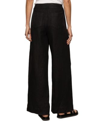 Women's The Linen Marine Wide-Leg Pants 