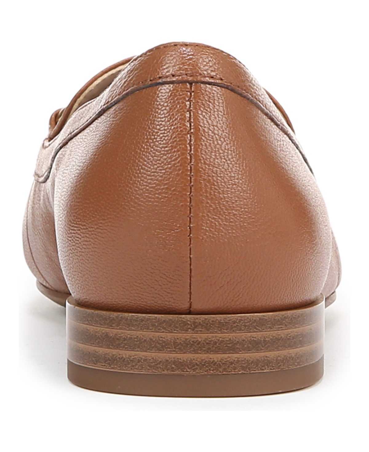 Naturalizer Women's Jovie Closed Round Toe Loafers In English Tea Brown Leather