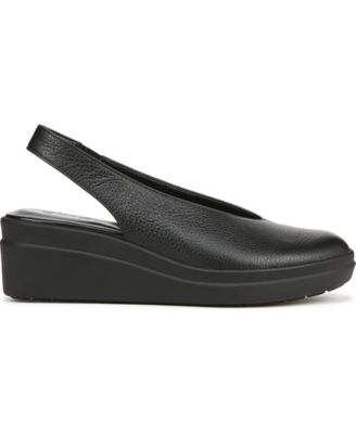 Women's Sutton Slingback Leather Wedges
