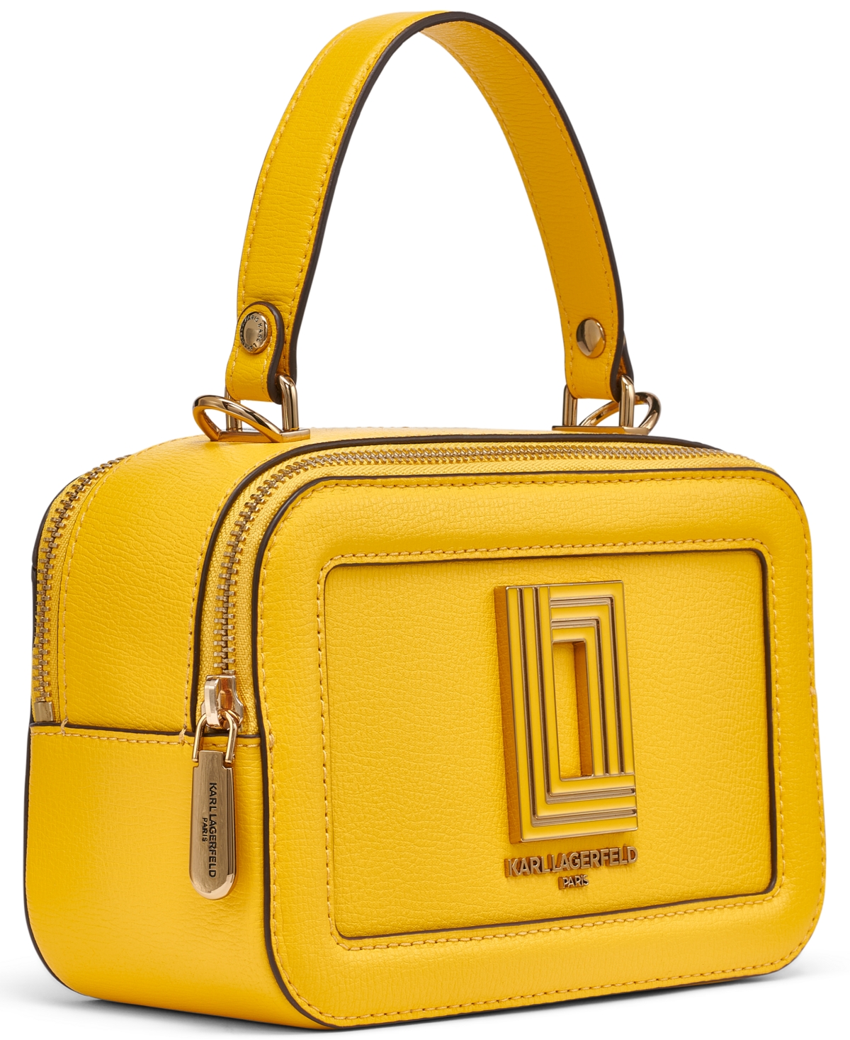 Shop Karl Lagerfeld Simone Camera Crossbody In Sunflower