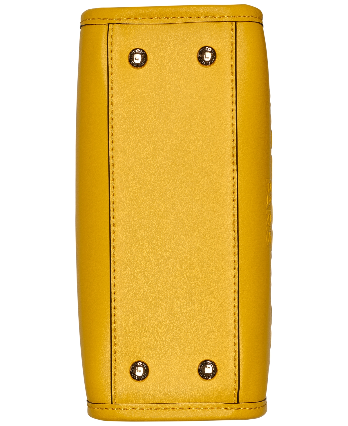 Karl Lagerfeld Savoie Leather Small Crossbody Bag In Sunflower