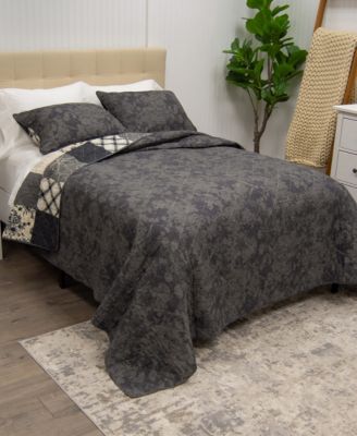 Augusta Rustic 3-Pc. Quilt Set, King