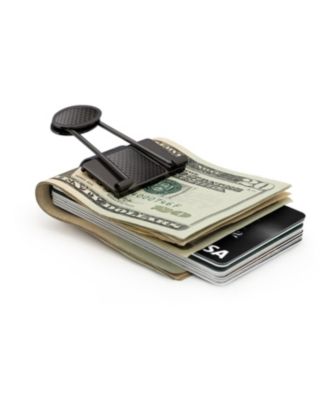 Men's Bill Binder - Money Clip & Credit Card Holder in Brushed