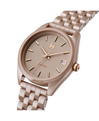 Women's Rise Boyfriend Taupe Ceramic Bracelet Watch, 36mm