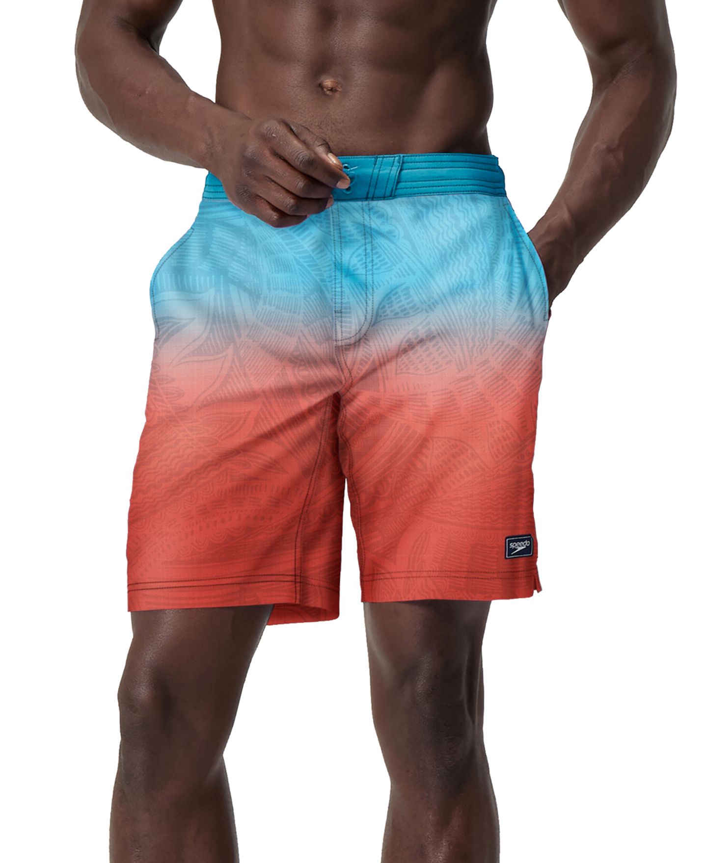Пляжные шорты Drawstring для мужчин — Speedo, цвет: Красный — фото 1