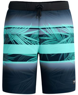 Men's Bondi Basin Palm Print Drawstring 9" Boardshorts