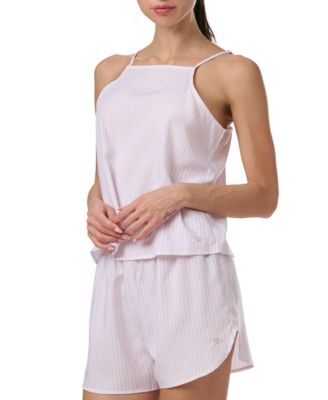 Women's 2-Pc. Striped Cami & Boxer Pajama Set