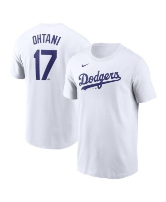 Nike - Men's Shohei Ohtani White Los Angeles Dodgers 2024 Fuse Name Number T-Shirt