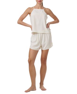 Women's 2-Pc. Striped Cami & Boxer Pajama Set