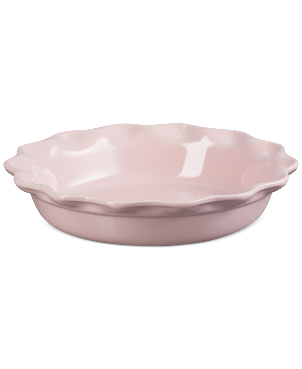 Le Creuset Stoneware Heritage Pie Dish & Fluted Loaf Pan Set In Chiffon Pink
