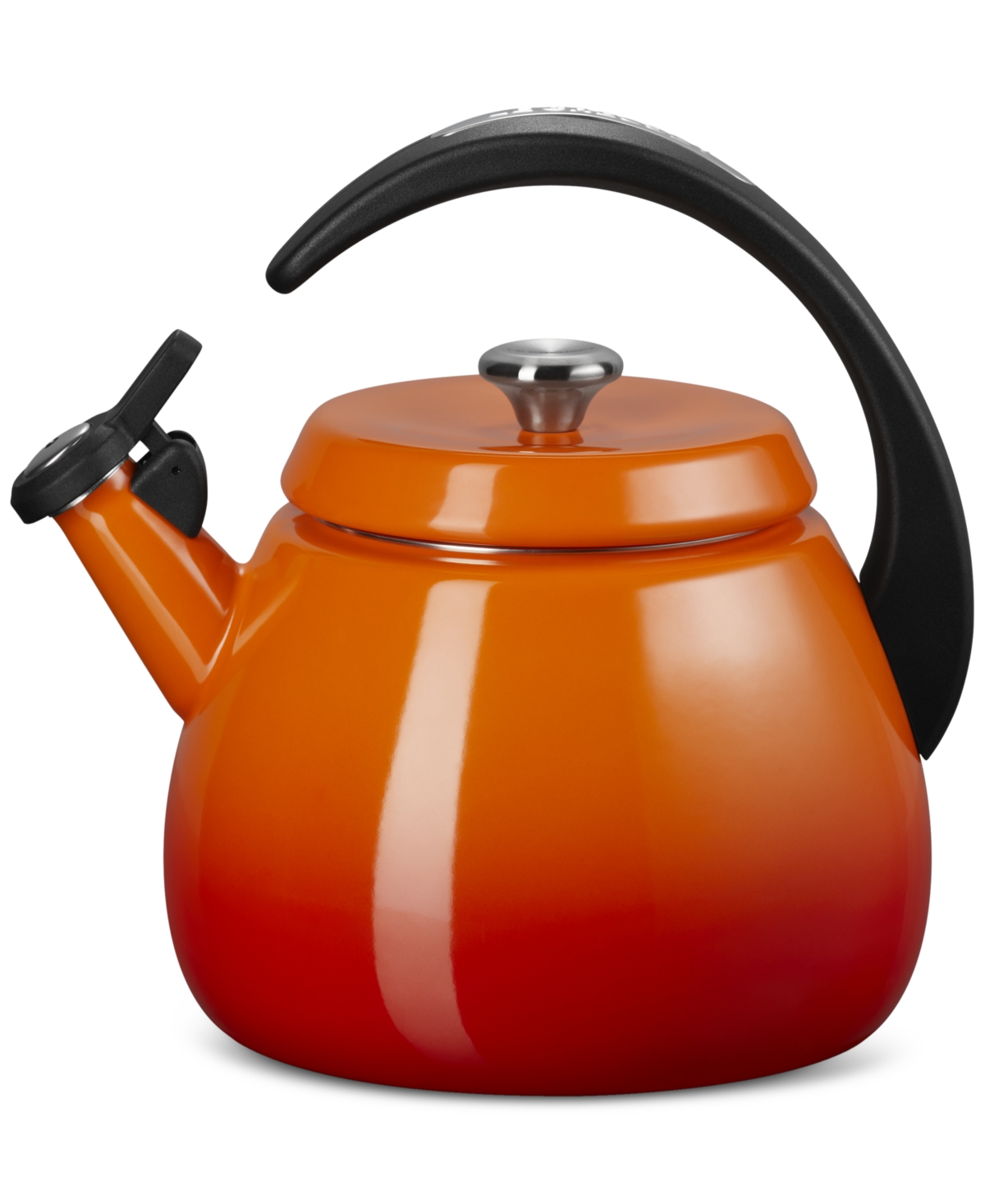 Le Creuset Enamel On Steel 2.2 Qt. Cloche Tea Kettle In Flame