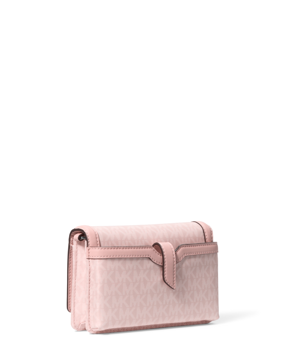 Michael Kors Michael  Jet Set Mini Phone Webbing Crossbody In Smokey Rose