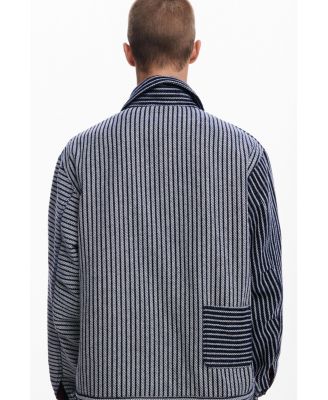 Men's Structured striped jacket