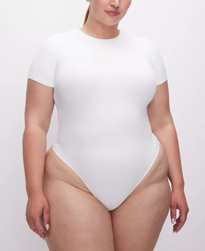 Sculpting Crewneck Short-Sleeve Bodysuit, Regular & Plus Size - thumbnail 6
