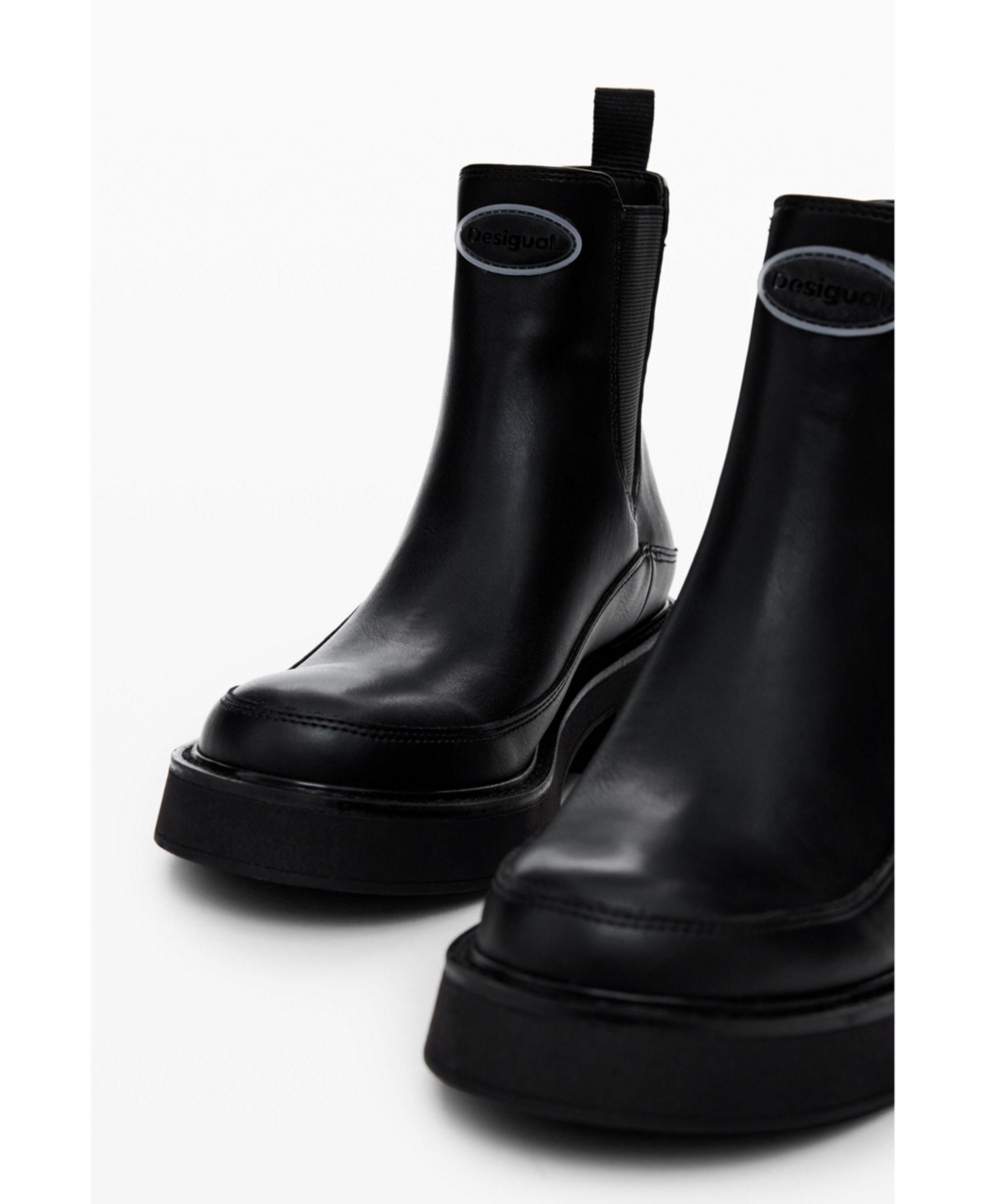 DESIGUAL WOMEN'S FAUX LEATHER ANKLE BOOT 