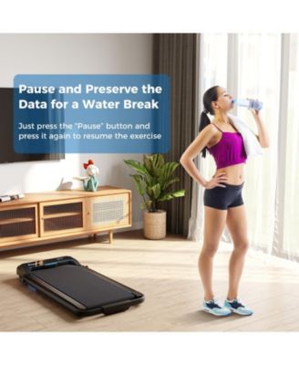 3 in 1 Folding Treadmill with Remote Control and LED Display