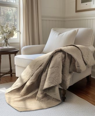 Muslin Stitch Stitching Quilted Throw, 50" x 60"