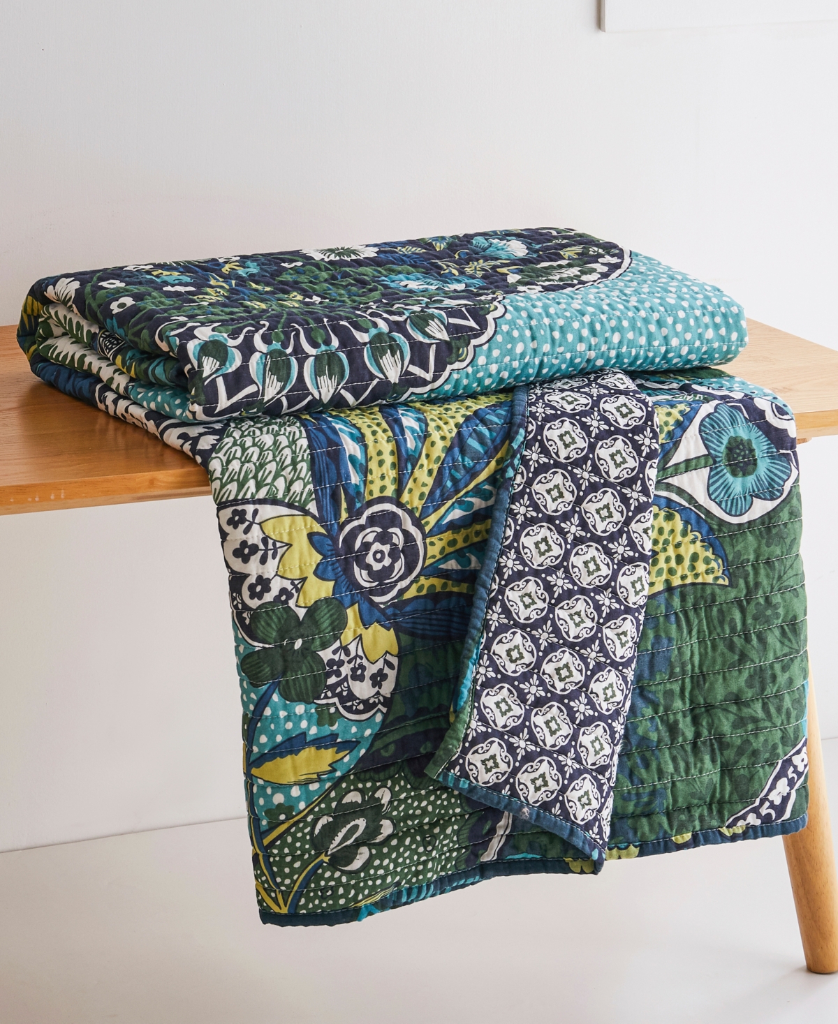 Levtex Jules Floral Reversible Quilted Throw, 50" x 60"