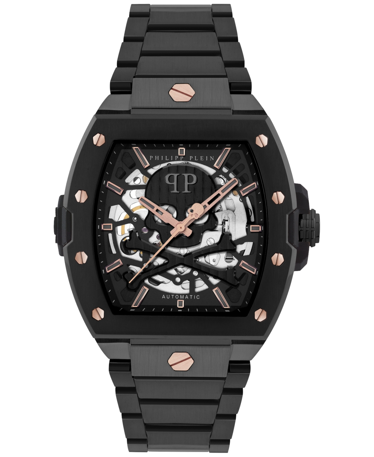 Philipp Plein The $keleton 2.0 Watch, 44mm In Ip Black