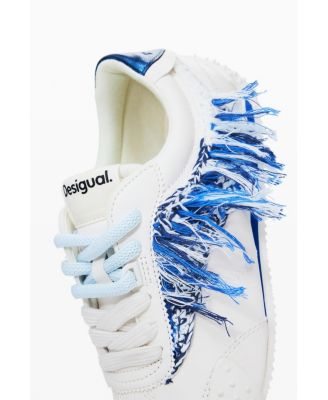 Women's Frayed fabric sneakers