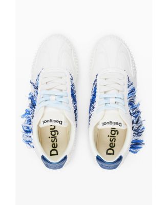 Women's Frayed fabric sneakers
