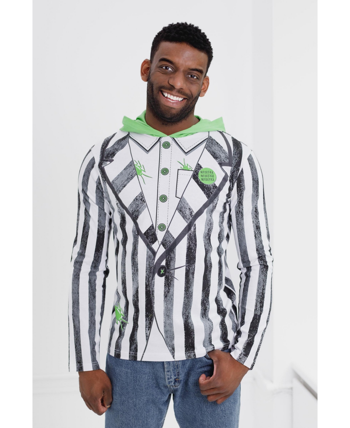 Beetlejuice Boys Matching Family Cosplay Pullover Costume Hoodie