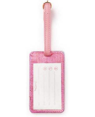 Travel Bundle Women's Travel Accessory Passport Holder and Luggage Tag, Woven with Faux Leather