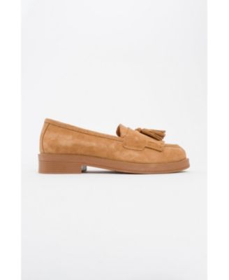 Milly Leather Tassel Loafers