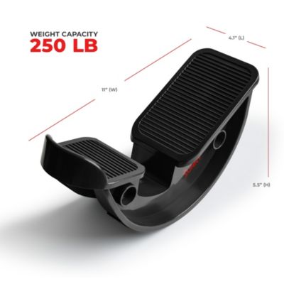 Calf & Hamstring Stretcher and Foot Rocker, Grey