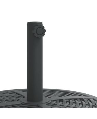 Parasol Base with Wheels for  1.5"/1.9" Poles 59.5 lb Round